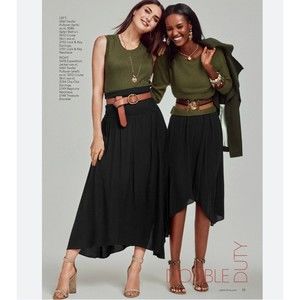 CAbi Style 5461 | Twofer Sweater Pullover (shell) | Size: Women’s Large | NWOT